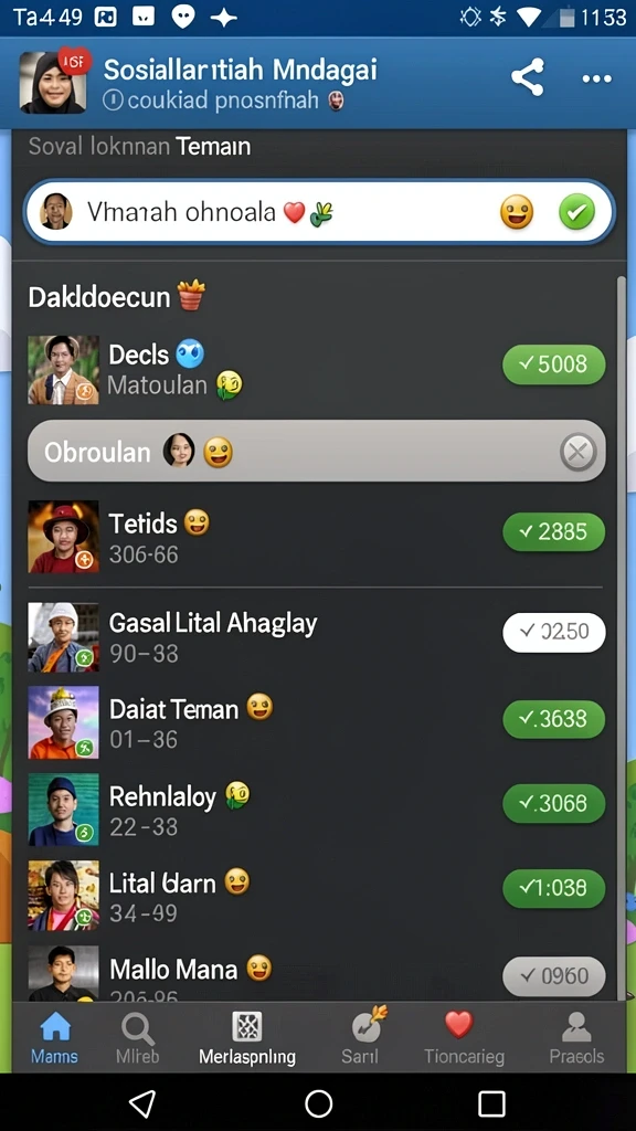 Tampilan antarmuka yang intuitif dan menarik.