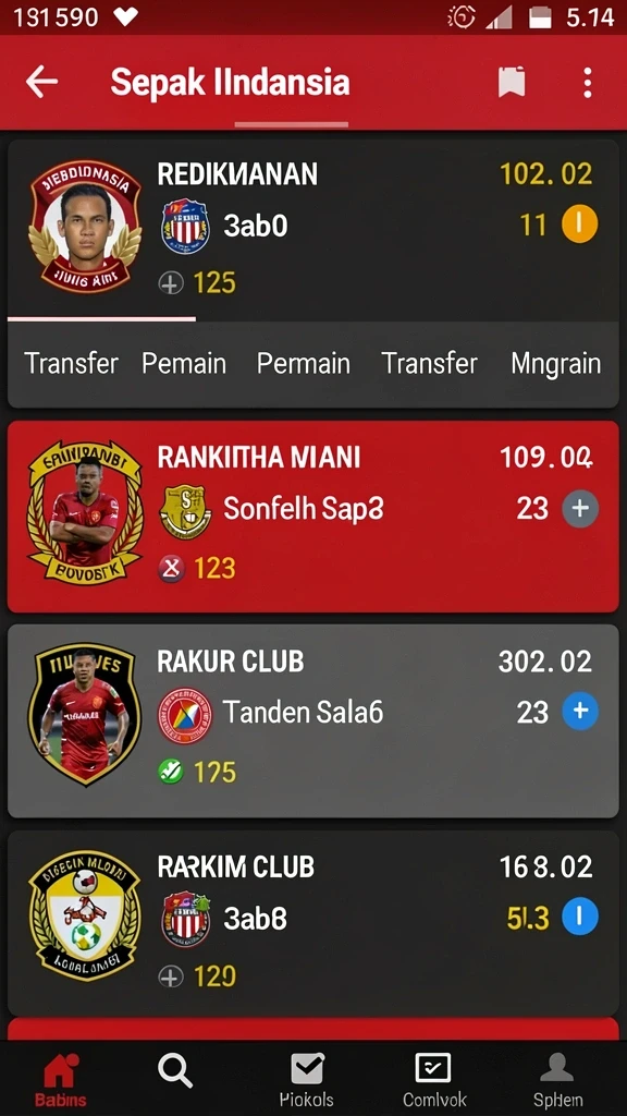 Fitur turnamen yang seru dan menantang.