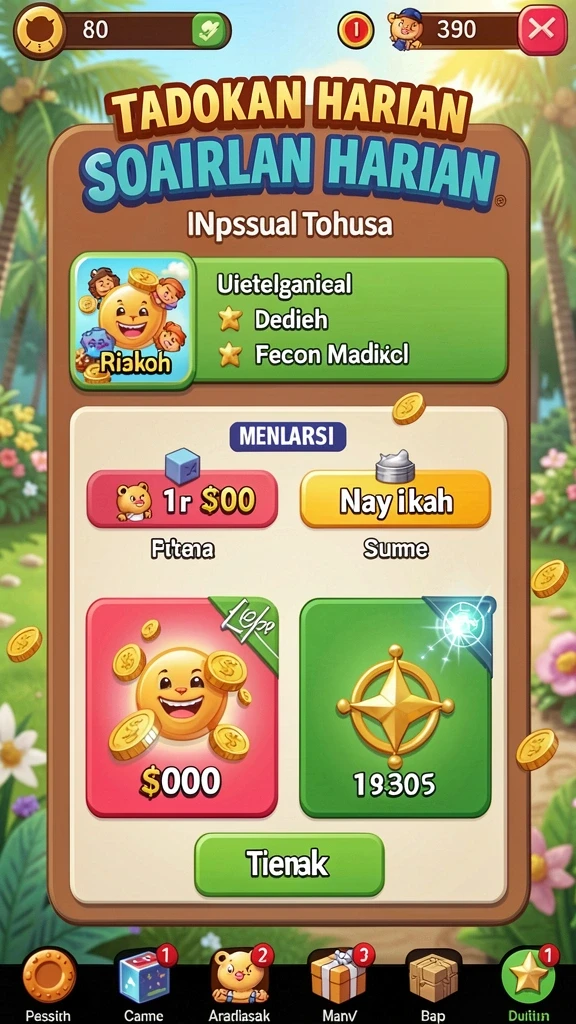 Mode permainan yang beragam dan seru.