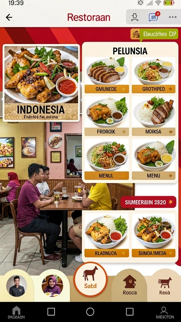 Komunitas aktif yang mendukung interaksi.