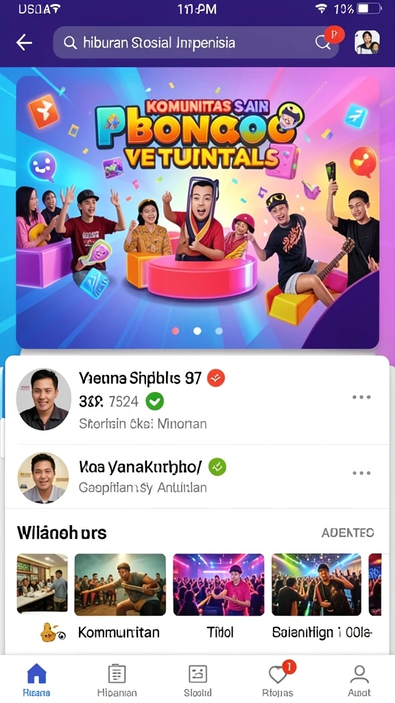 Variasi mode permainan yang mengasyikkan.