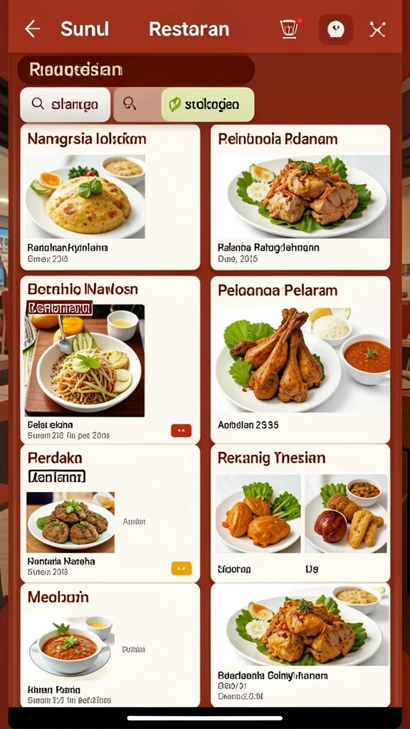 Tampilan antarmuka yang mudah dinavigasi.