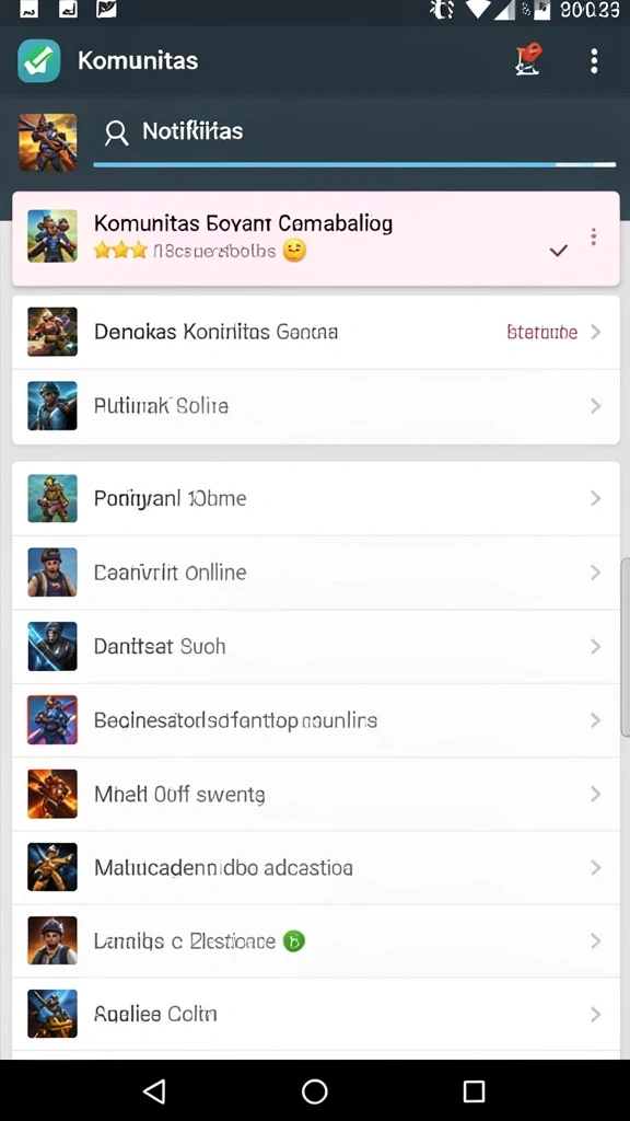 Beragam permainan yang seru dan menantang.