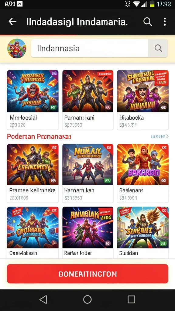 Screenshot menggambarkan salah satu fitur turnamen yang diadakan.
