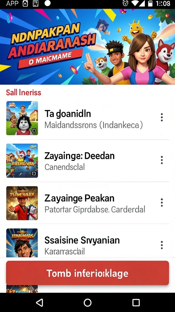 Berbagai karakter menarik untuk dipilih dan dimainkan.