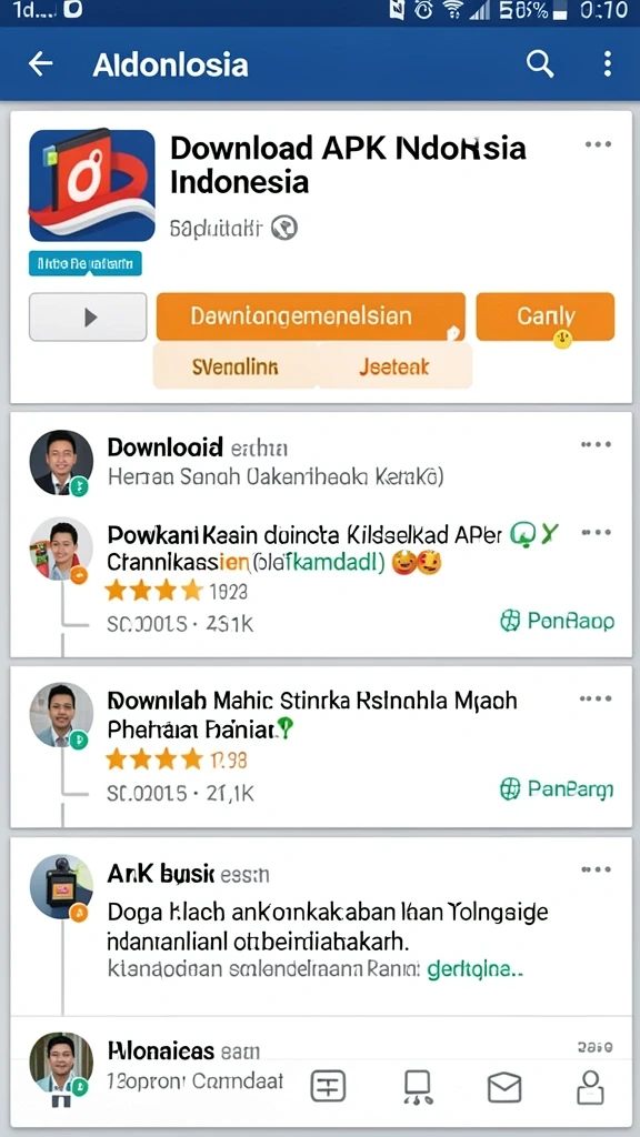 Menu utama dengan berbagai pilihan permainan slot.