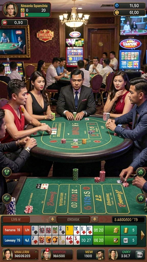 Tampilan grafis yang memukau dalam pertandingan.