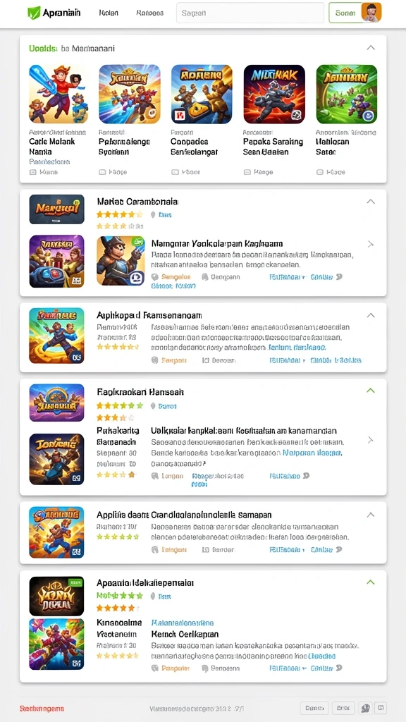 Tampilan antarmuka yang user-friendly.
