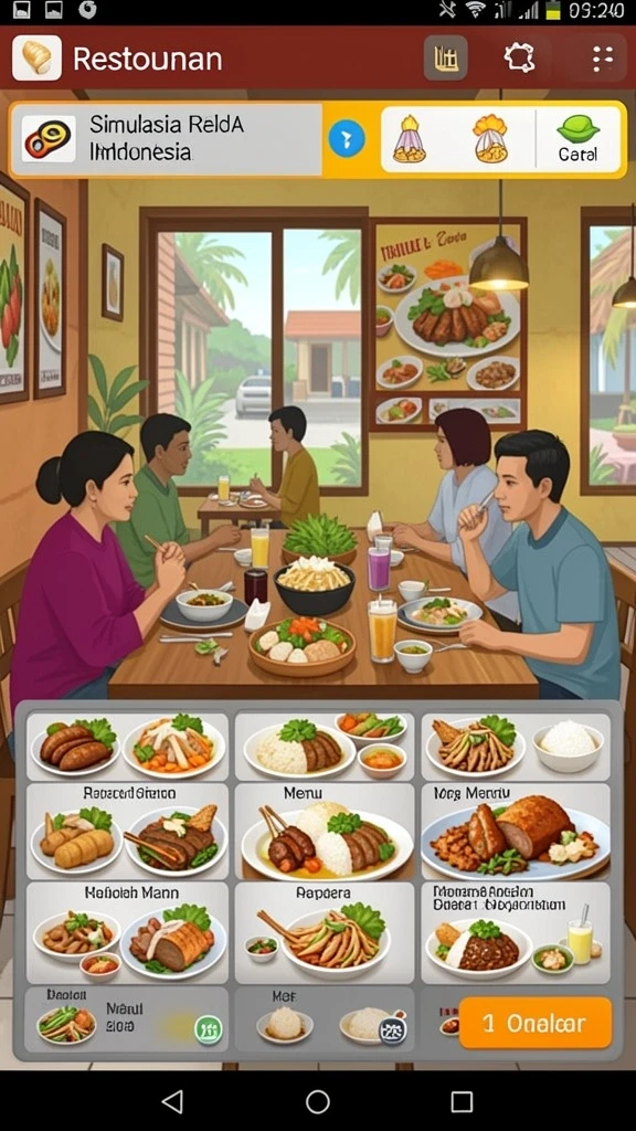 Antarmuka pengguna yang intuitif dan mudah dipahami.