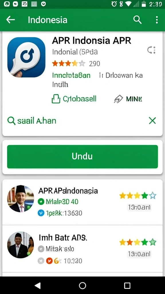Tampilan utama aplikasi dengan menu yang terorganisir.
