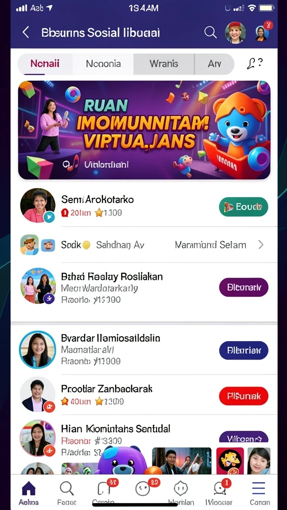 Tampilan antarmuka yang mudah digunakan dan menarik.