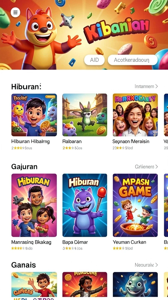 Tampilan antarmuka yang menarik dan mudah digunakan.