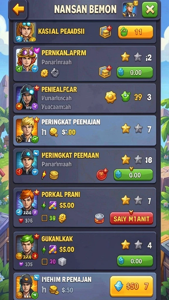 Grafis tajam dengan efek suara yang memukau.