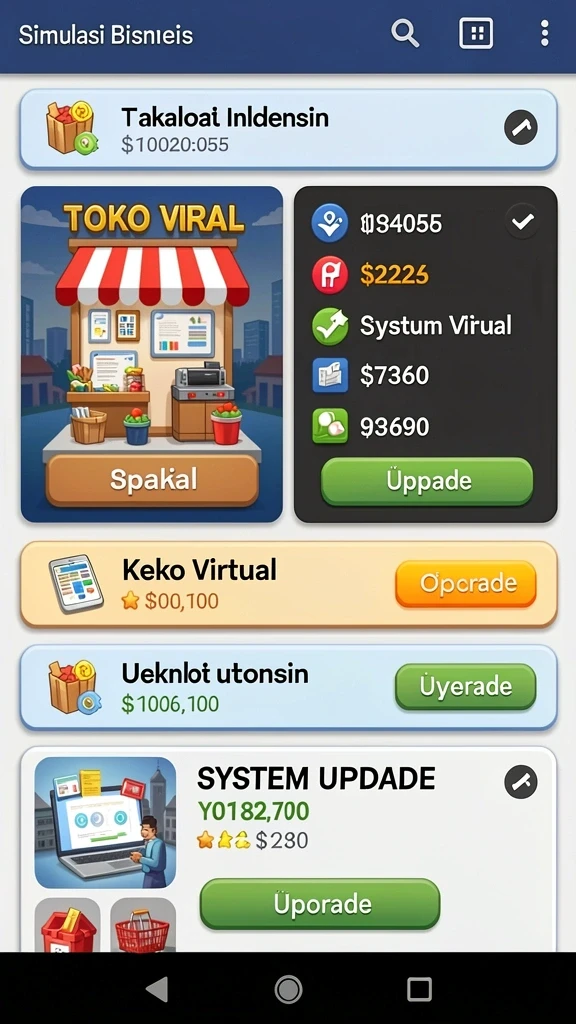Fitur permainan yang variatif dan seru.