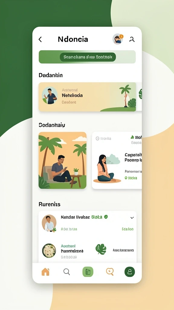 Tampilan menu utama yang menarik dan intuitif.