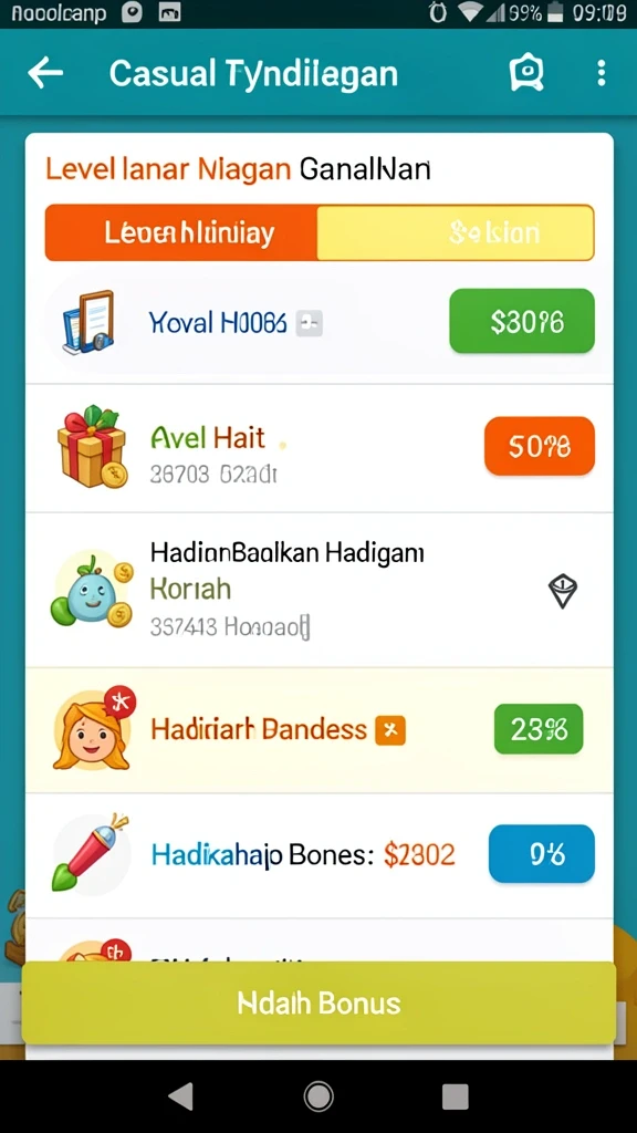 Fitur bonus yang menguntungkan dan meriah.