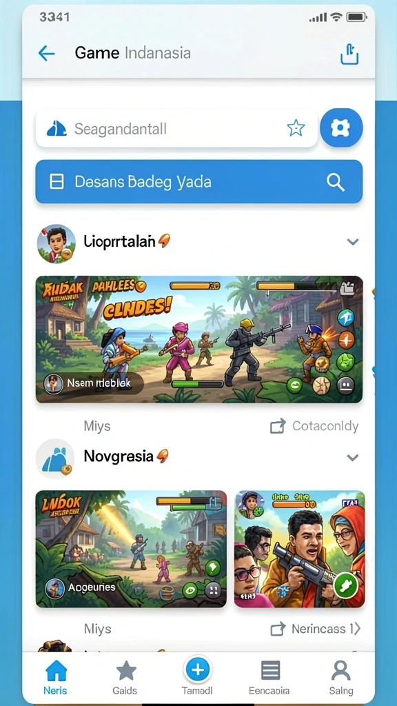 Tampilan antarmuka pengguna yang modern dan menarik.