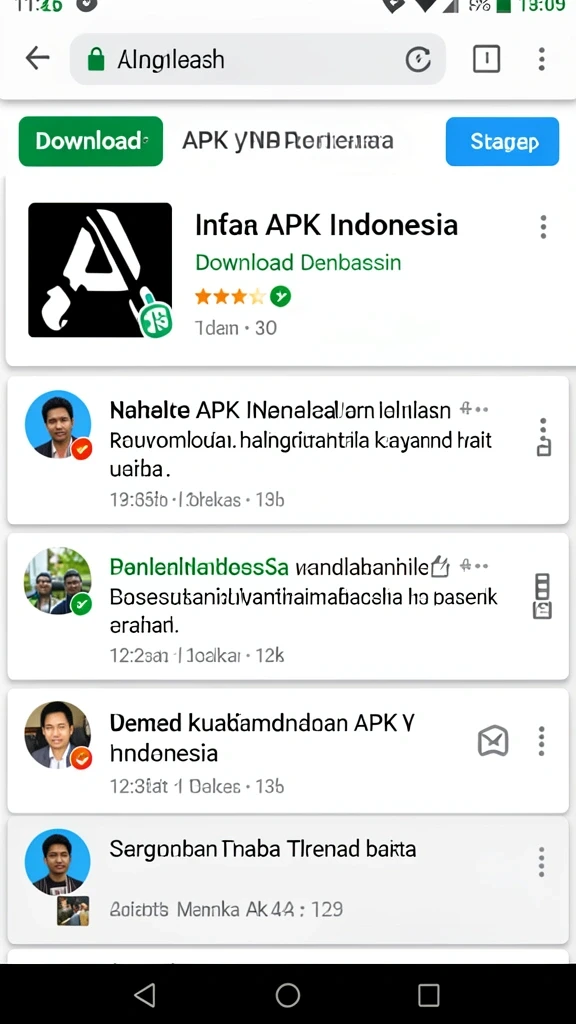 Tampilan awal permainan yang menarik dan mudah diakses.