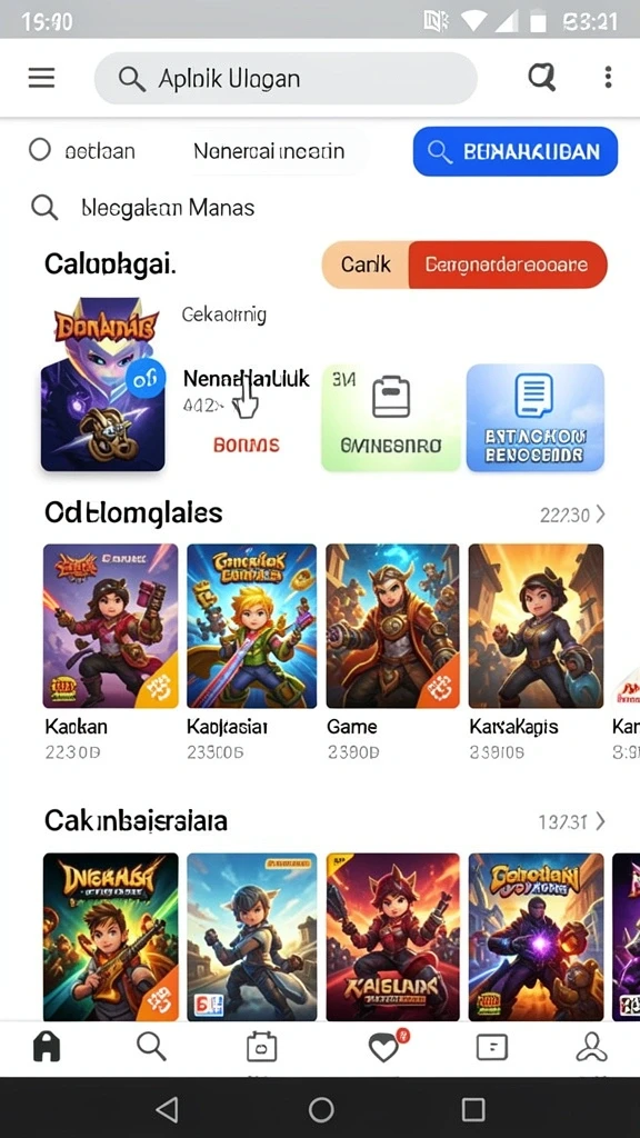 Tampilan antarmuka yang ramah pengguna.