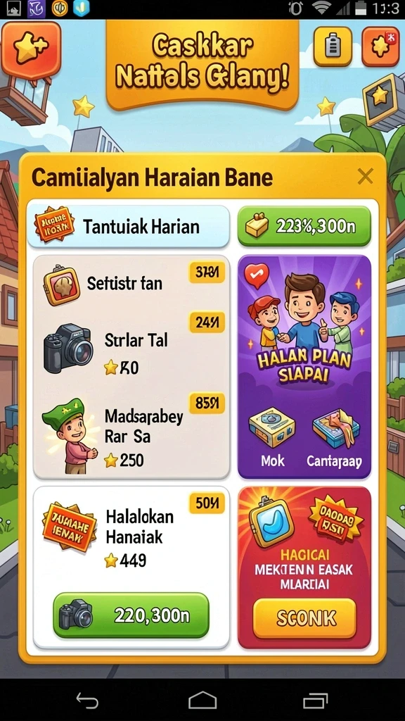 Antarmuka ramah pengguna untuk semua pemain.