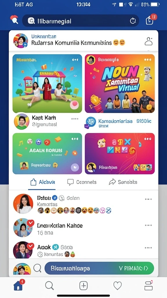 Tampilan antarmuka yang modern dan menarik.