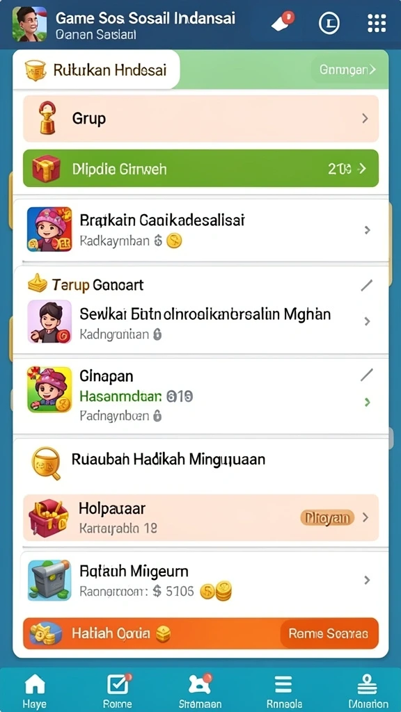 Beragam pilihan permainan slot dan meja.