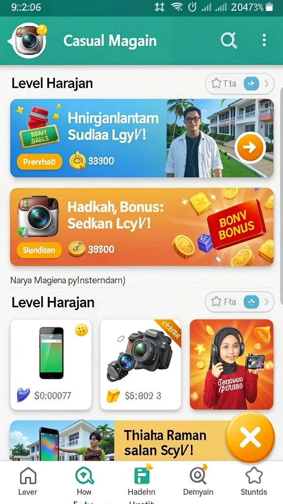 Gambar antarmuka yang menarik dan mudah digunakan.
